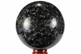 Polished, Indigo Gabbro Sphere - Madagascar #96007-1